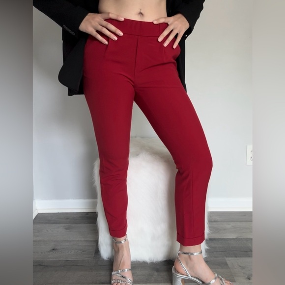 Red Dress Pants - Picture 2 of 9